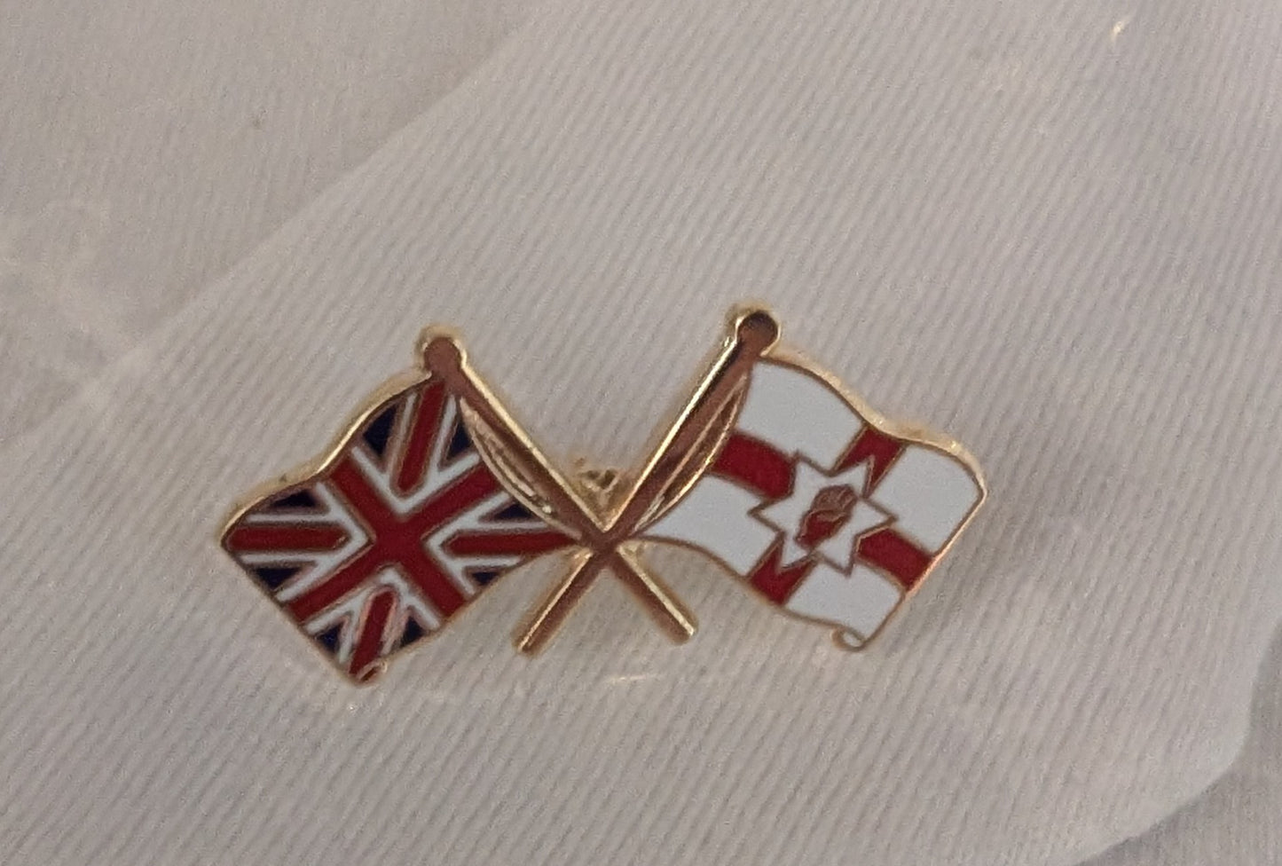 Ulster & union flag badge