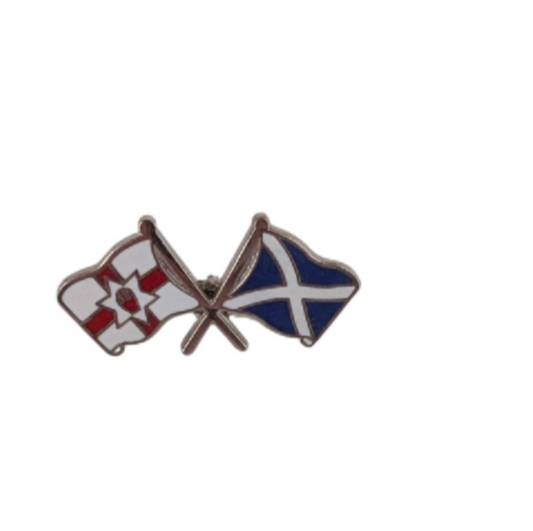 Scottish & Ulster flag pin badge