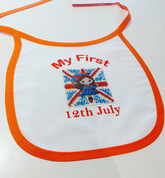 My first 12th july ulster girl bib.