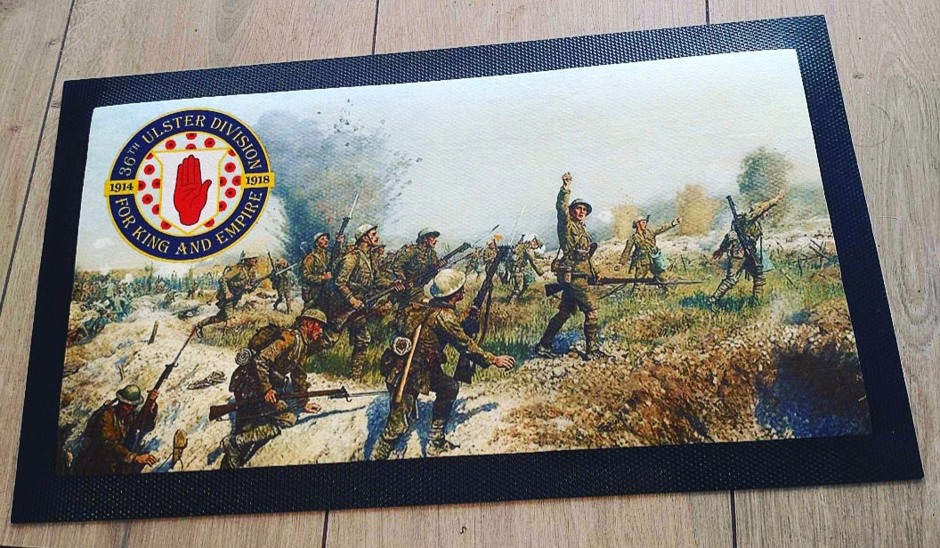 36th Ulster Division Bar Mat