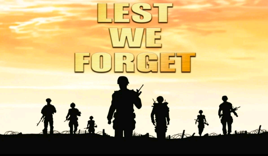 Lest we forget flag