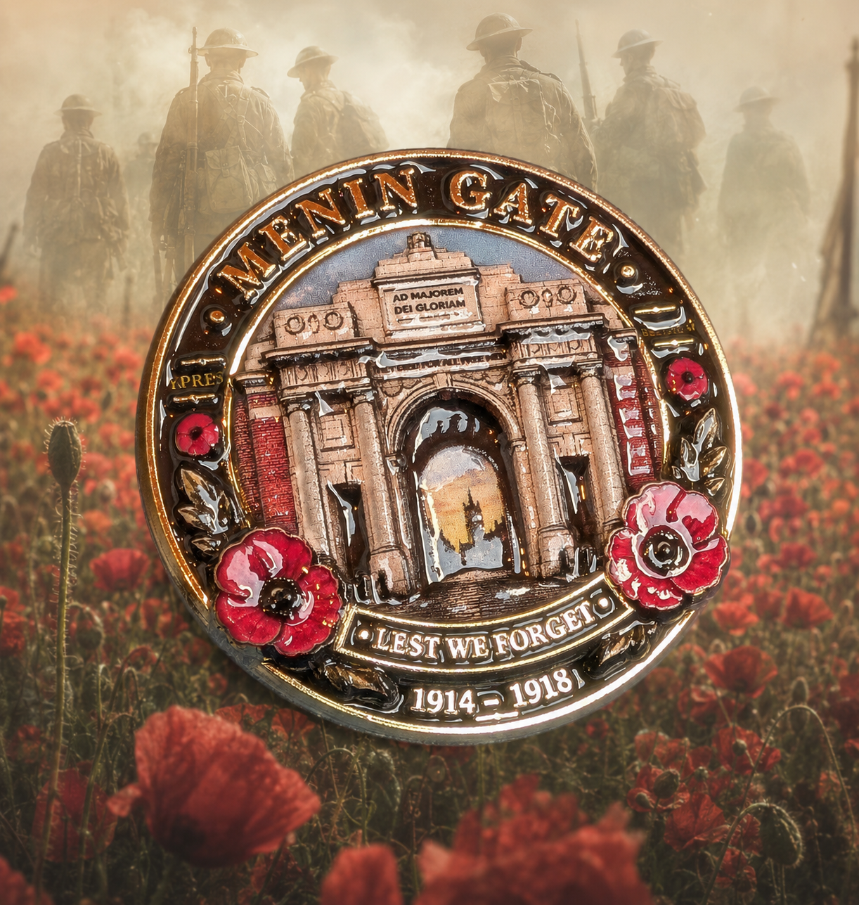 Menin Gate Pin badge