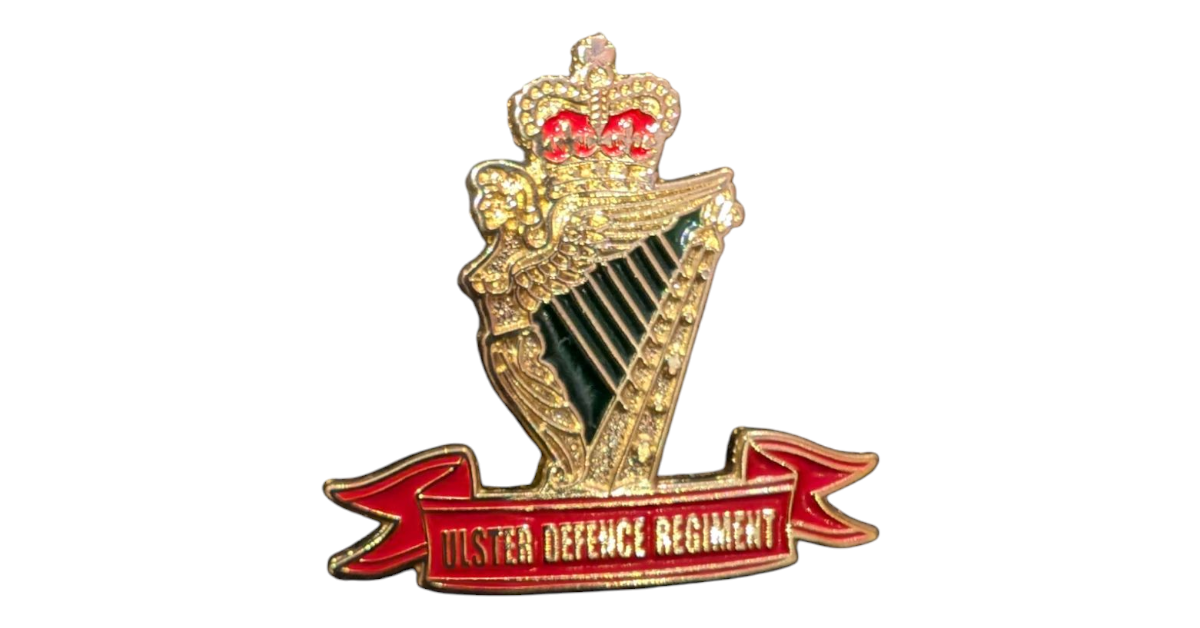 Ulster Defence regiment pin badge