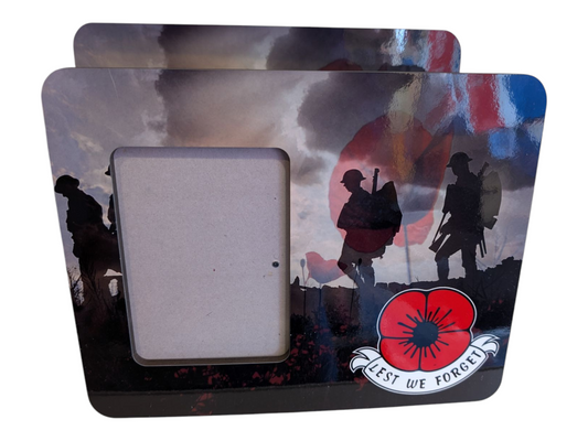 Lest we forget photo frame.