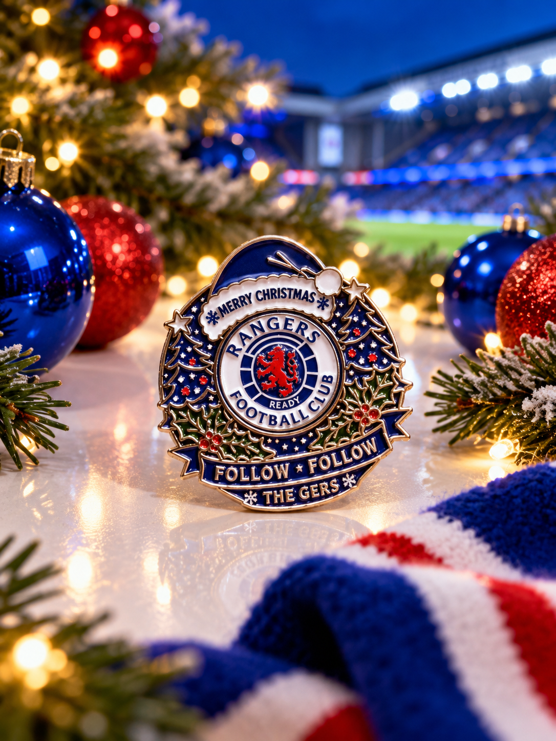 The Gers Christmas badge.