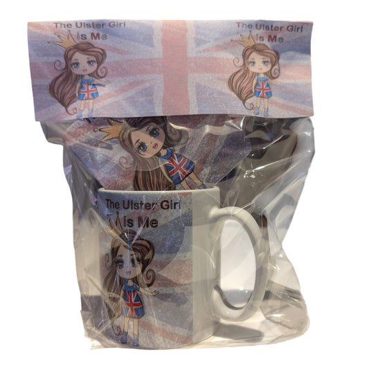 Ulster girl mug & coaster set