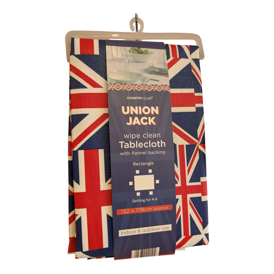 Union jack reusable tablecloth