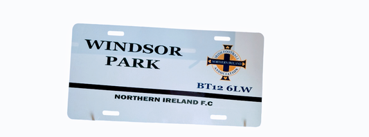 Northern Ireland football sign