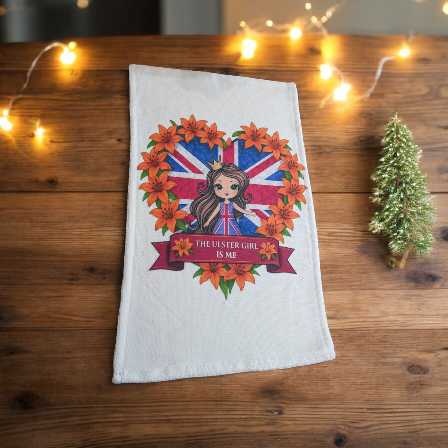 Ulster girl teatowel