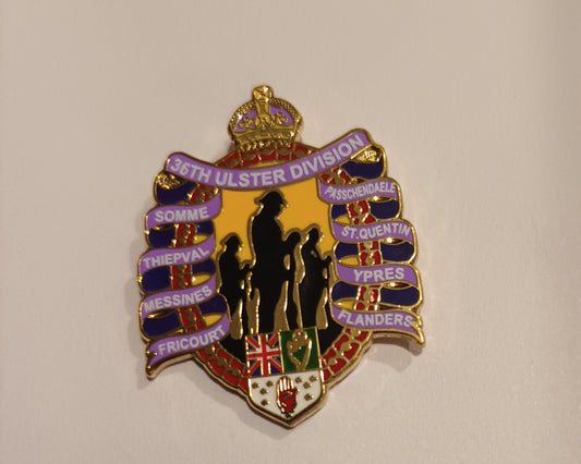 36th Ulster division Pin badge