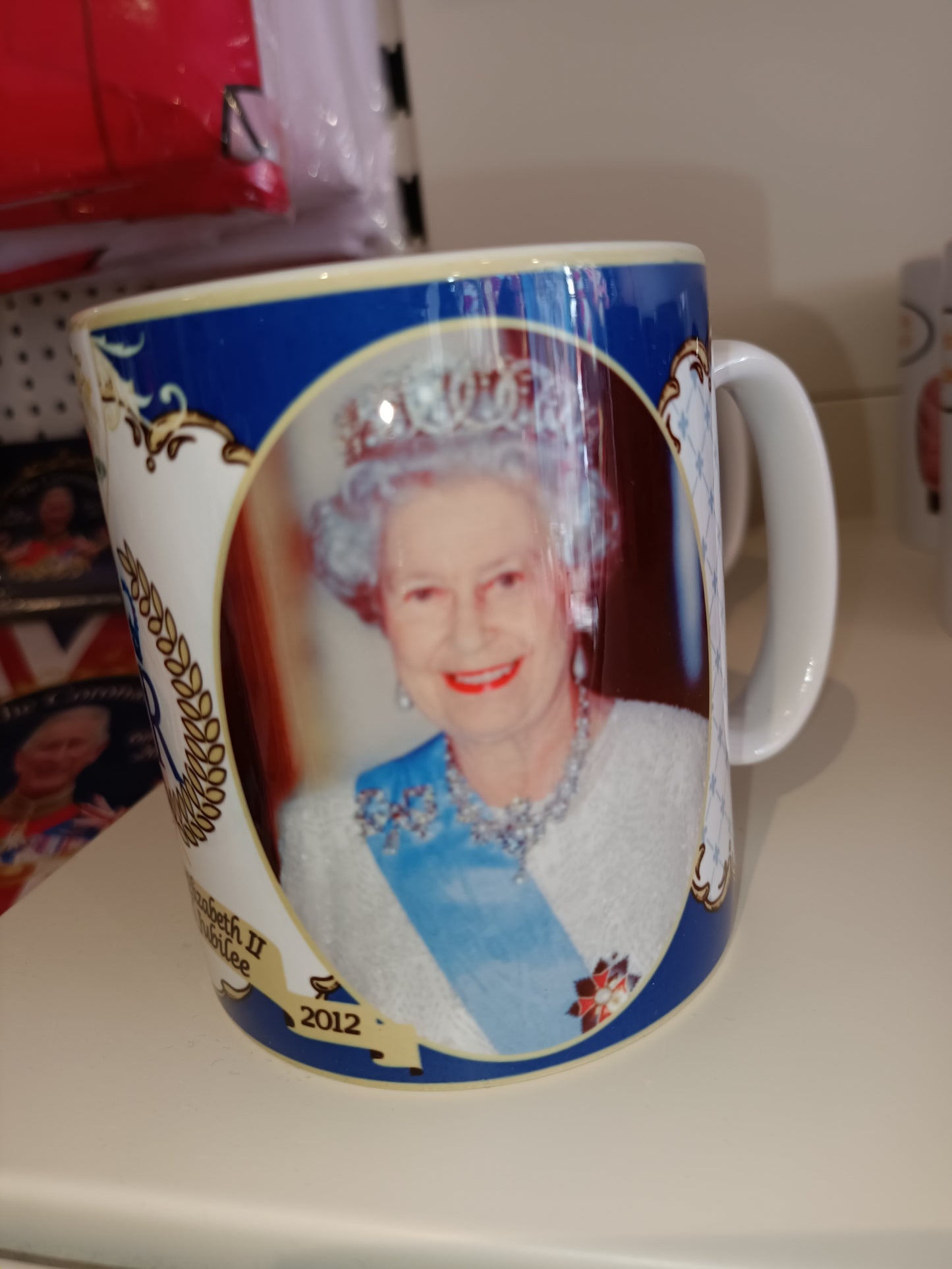 Diamond Jubilee Queen mug