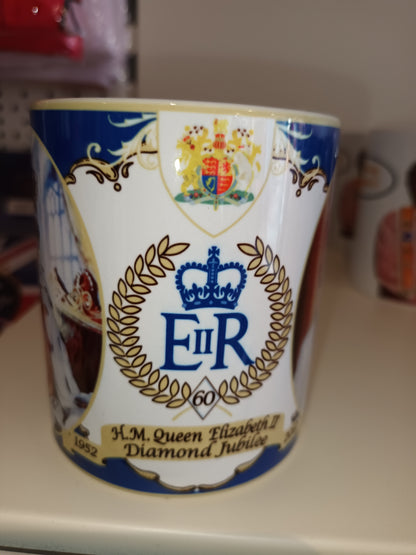 Diamond Jubilee Queen mug