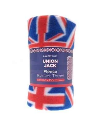 Union Jack fleece blanket