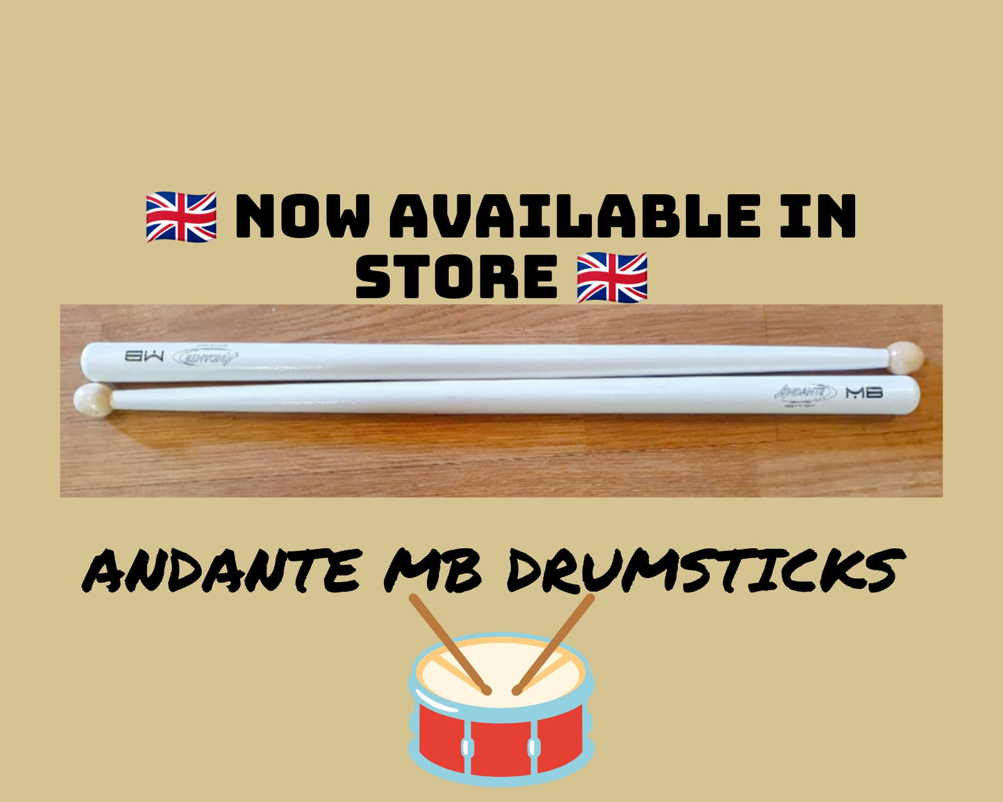 Andante MB drumsticks