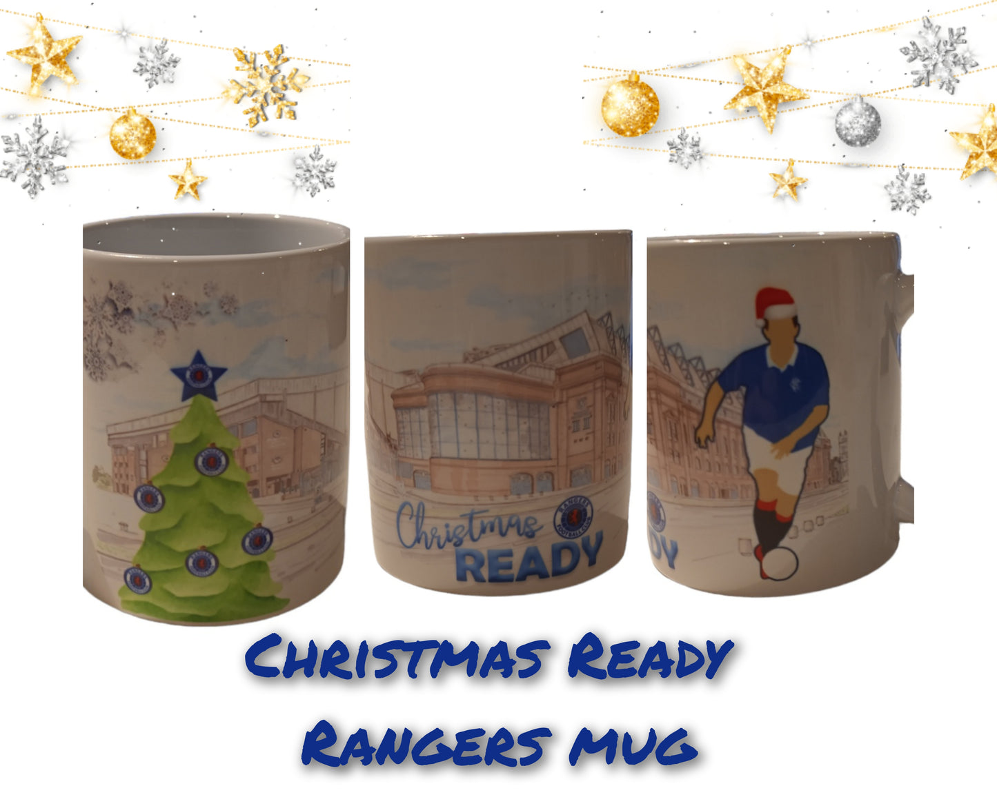 Christmas Ready Rangers mug