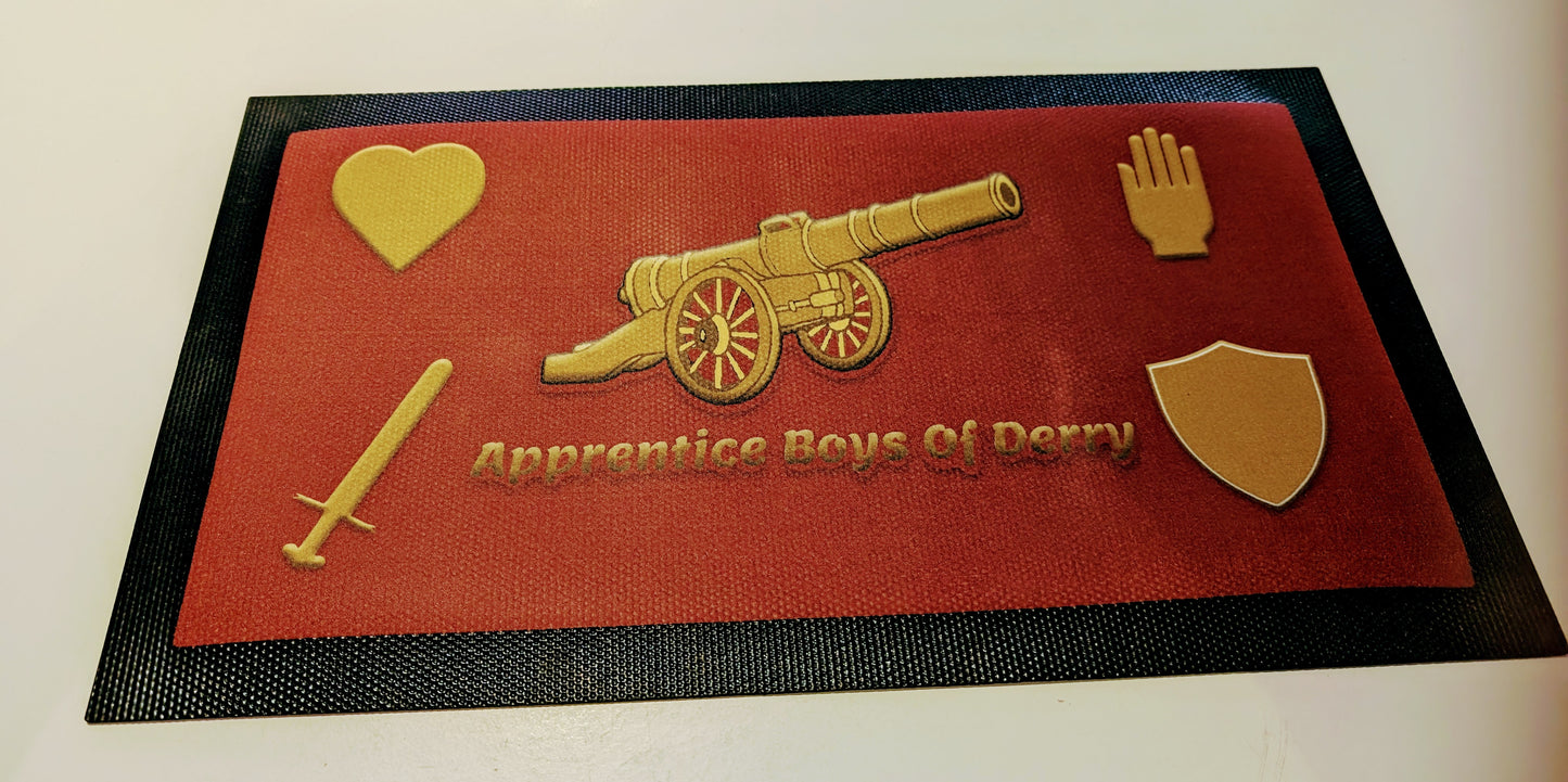 Apprentice boys of Derry bar mat