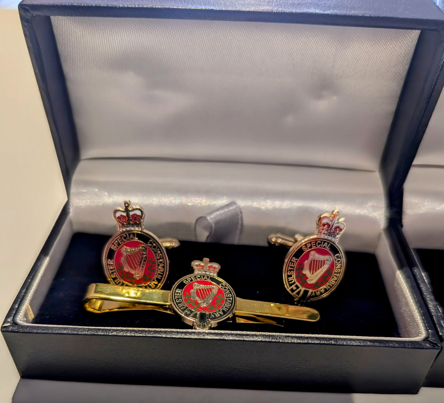 Ulster special constabulary tie and cufflink set