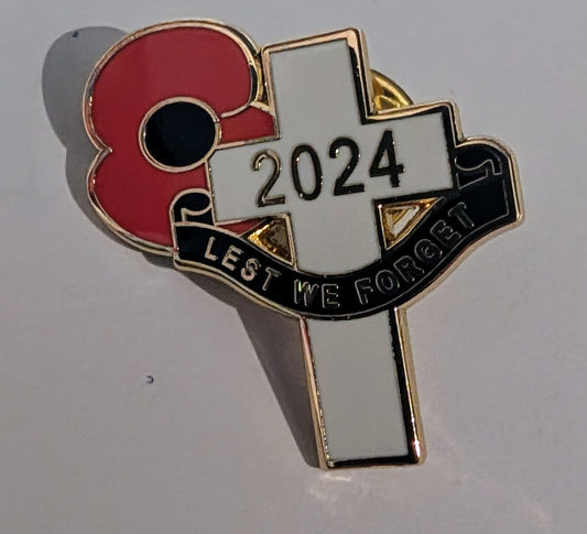 2024 poppy pin badge