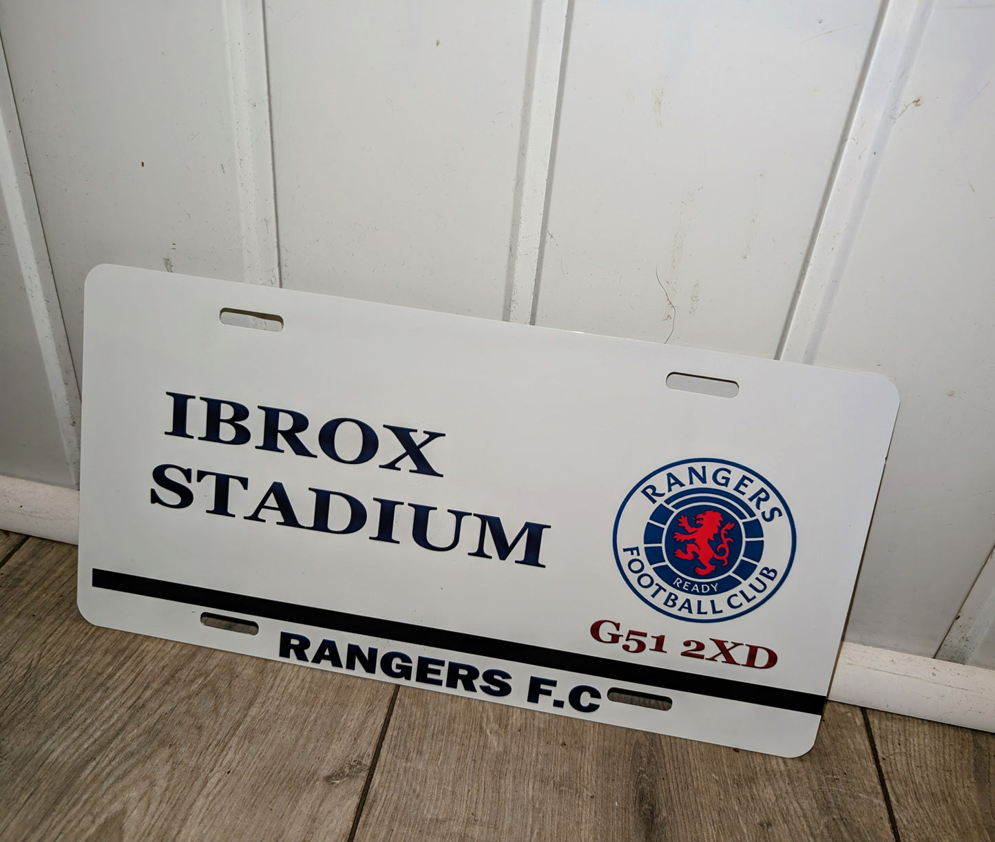 Ibrox Football Sign