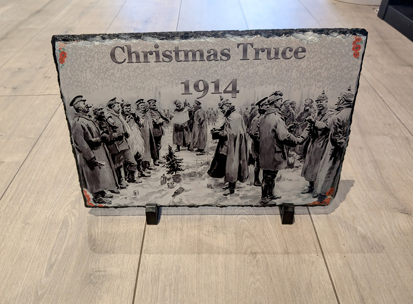 Christmas truce rock slate