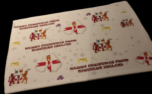 Merry Christmas From NI teatowel