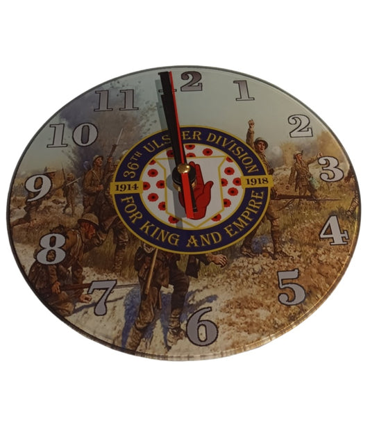 36th Ulster division clock