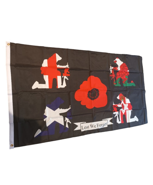 lest we forget flag.