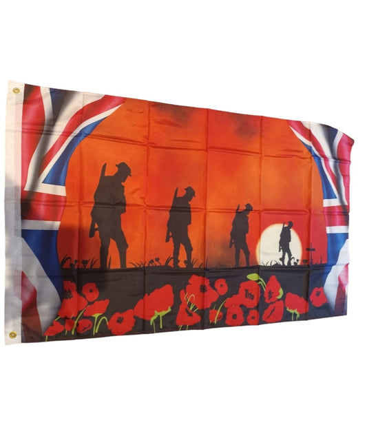 Soldier remembrance flag