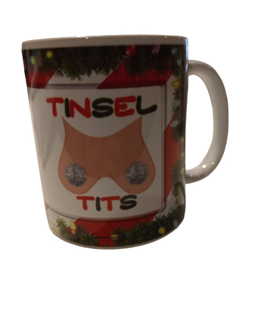 Tinsel tits mugs