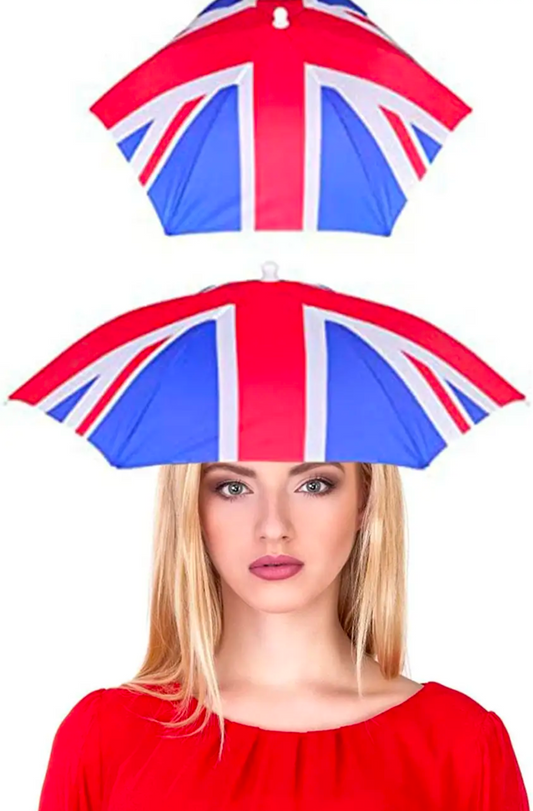 Union jack head umbrellas