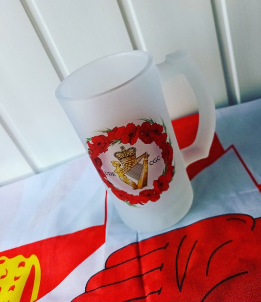 UDR pint glass