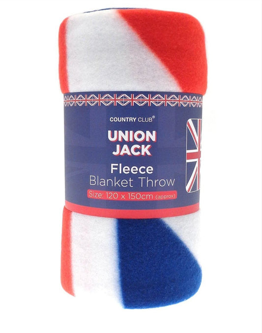 Union Jack fleece blanket