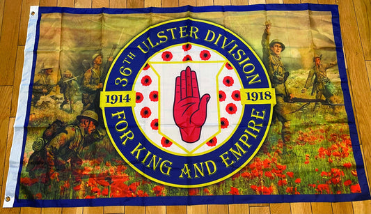 36th Ulster Division flag.