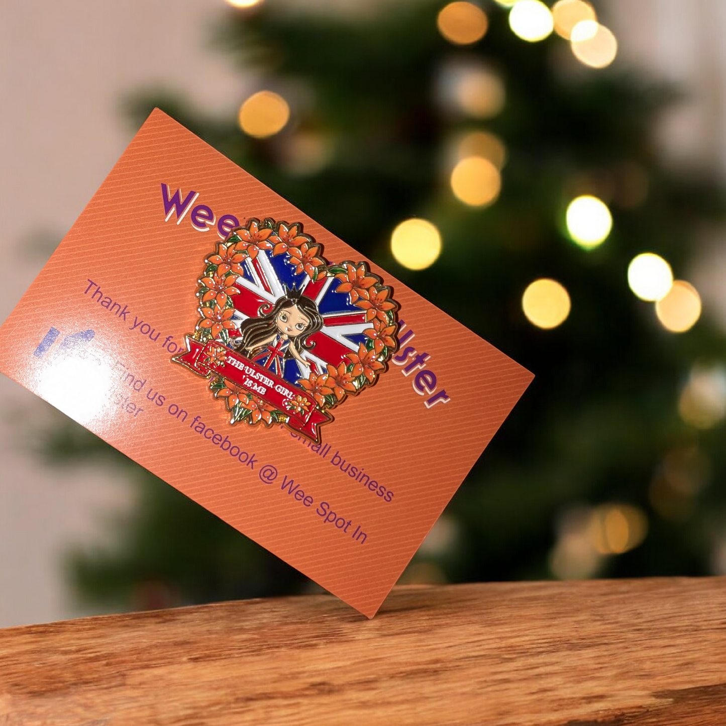 Ulster girl pin badge