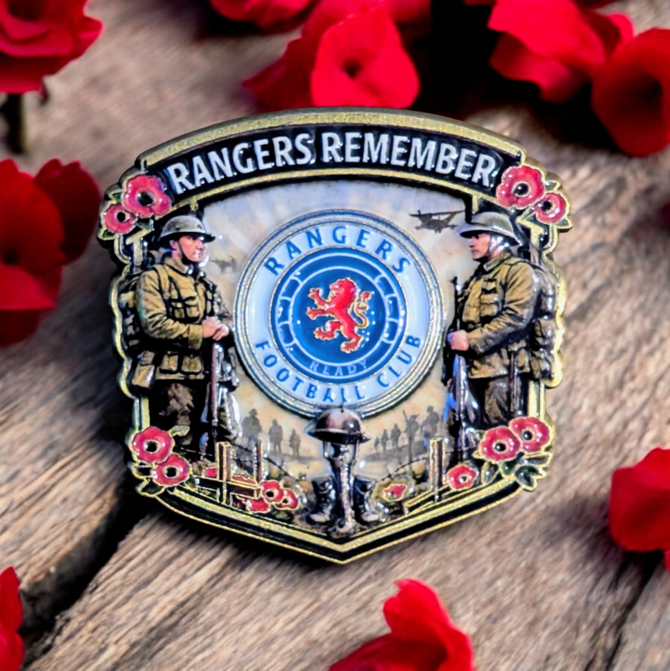Rangers remembers pin badge – Wee Spot In Ulster