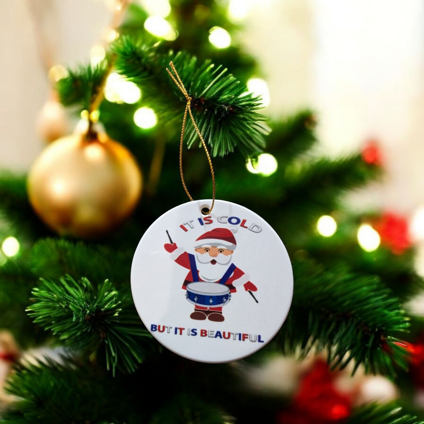 Cold but beautiful Christmas decoration