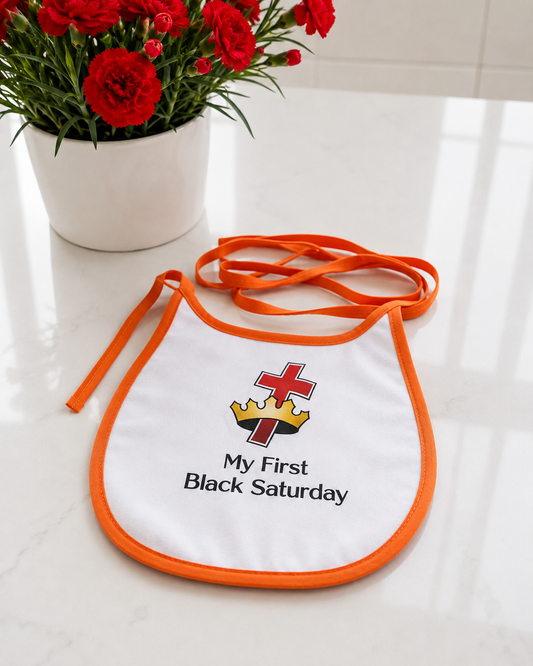 First black Saturday bib