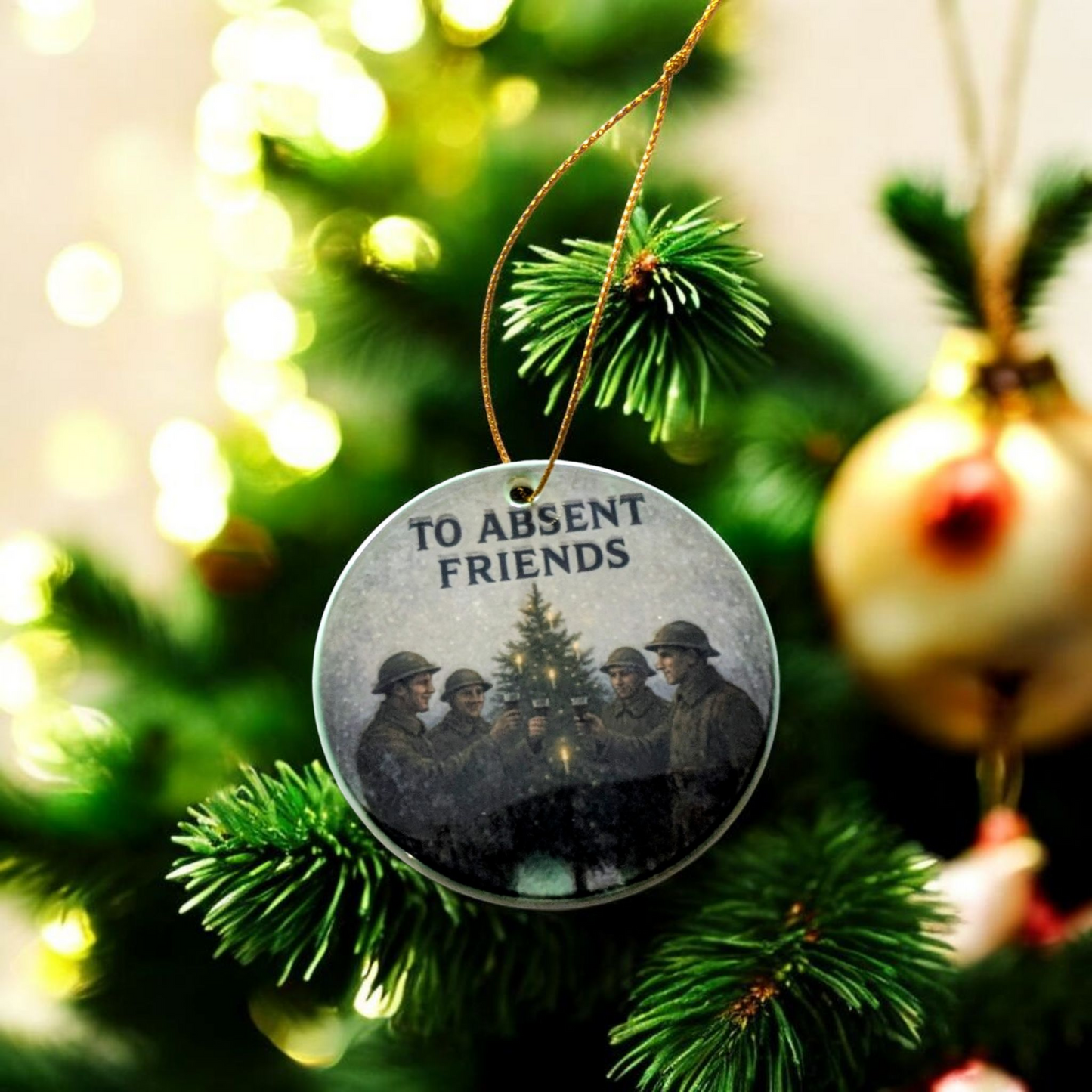 Absent friends Christmas decoration