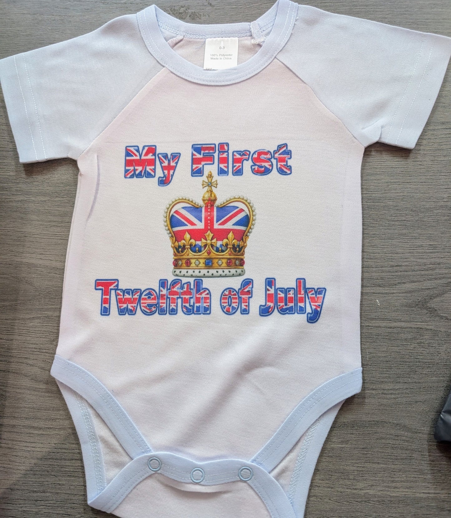 My first twelfth baby vest