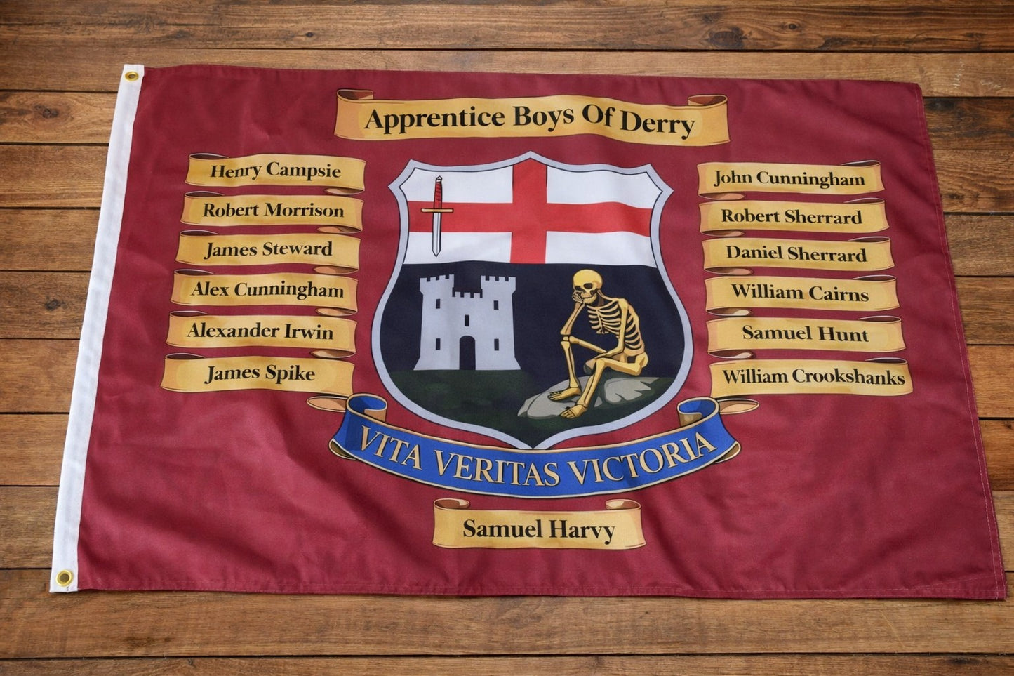 Apprentice boys of Derry flag