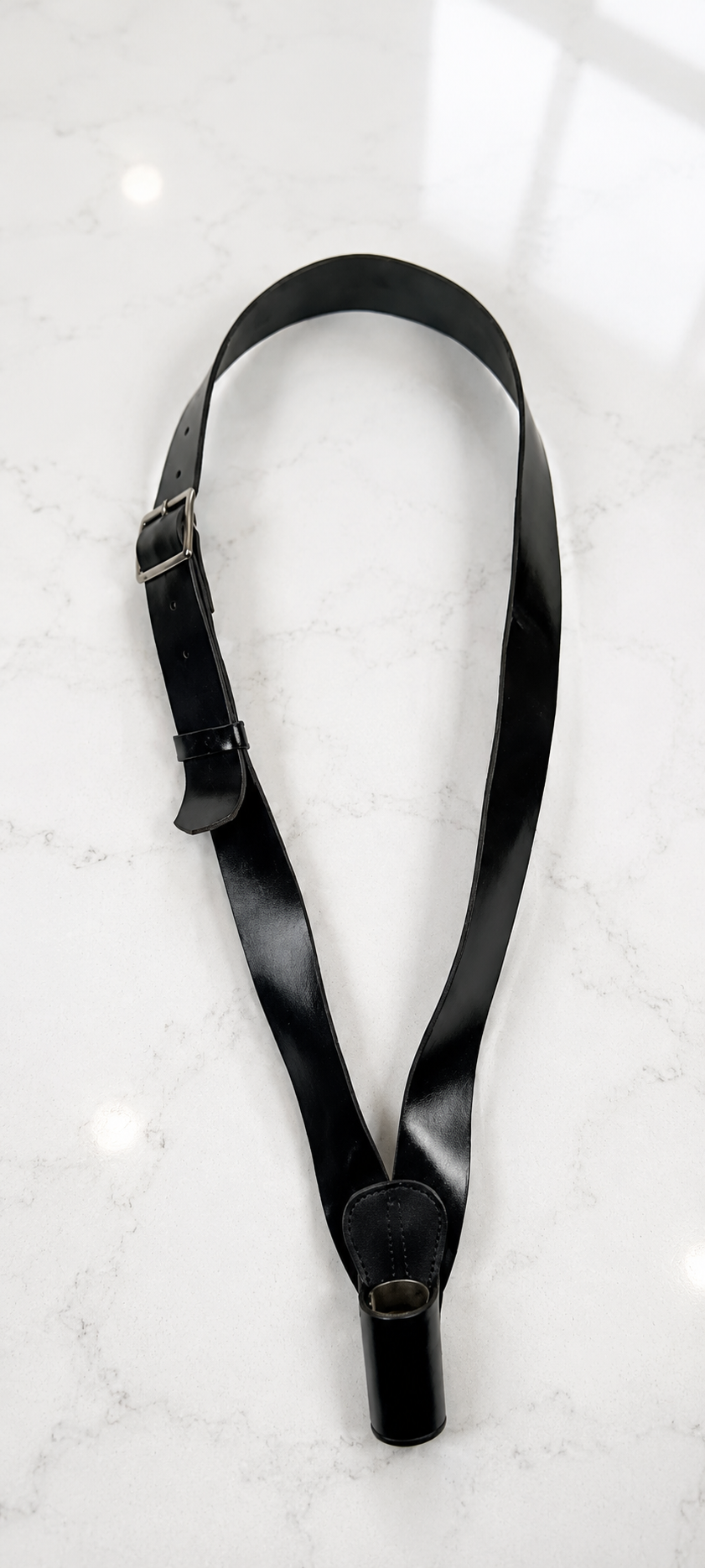 Black PVC Flag Strap