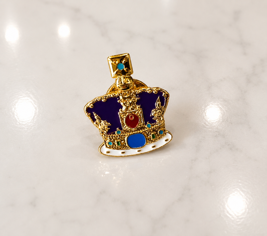 Kings Crown Pin Badge