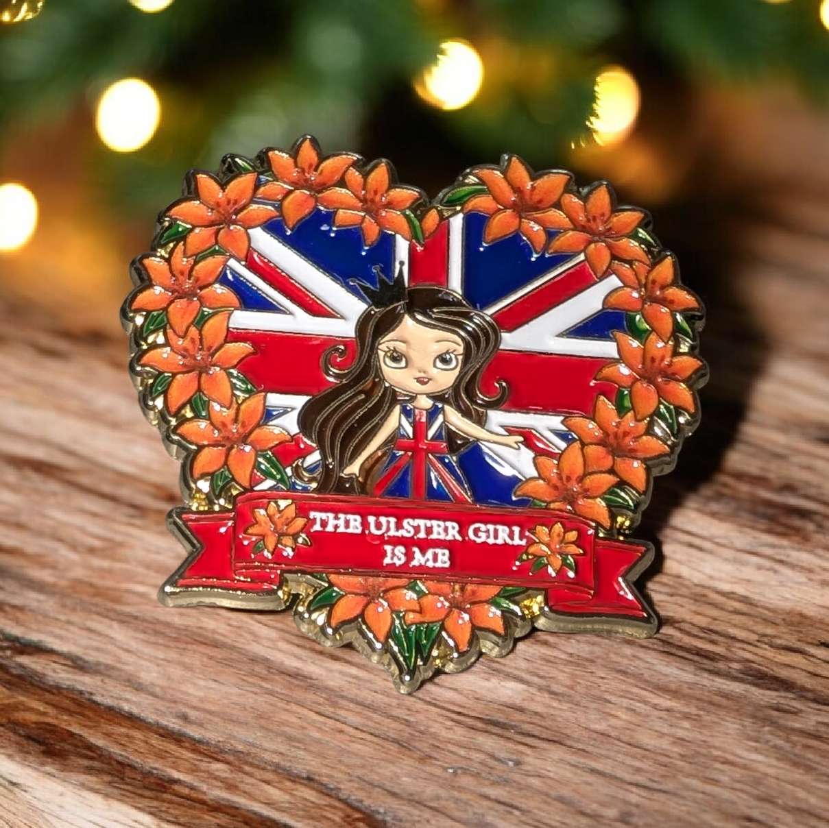 Ulster girl pin badge