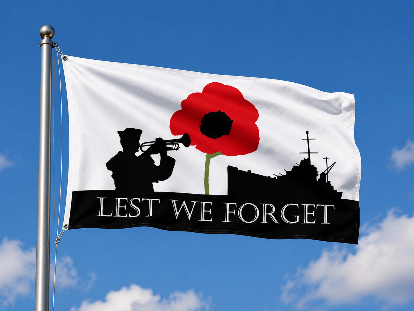 Lest we forget flag