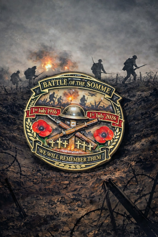 Battle of the somme anniversary pin badge