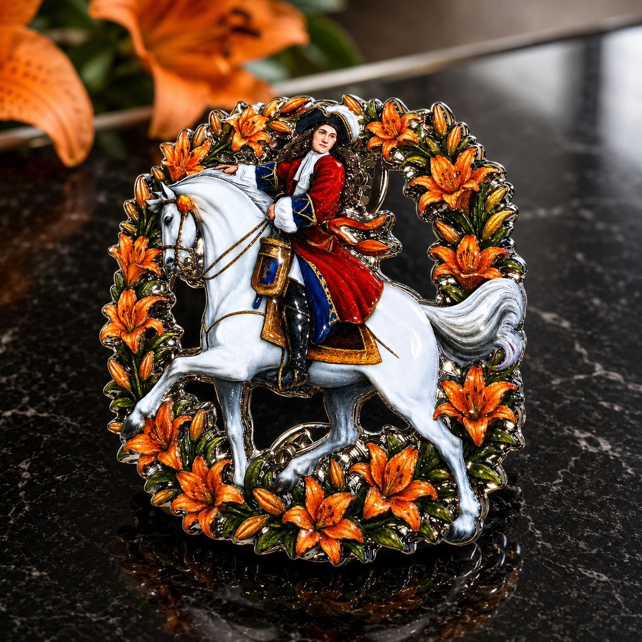 King billy pin badge