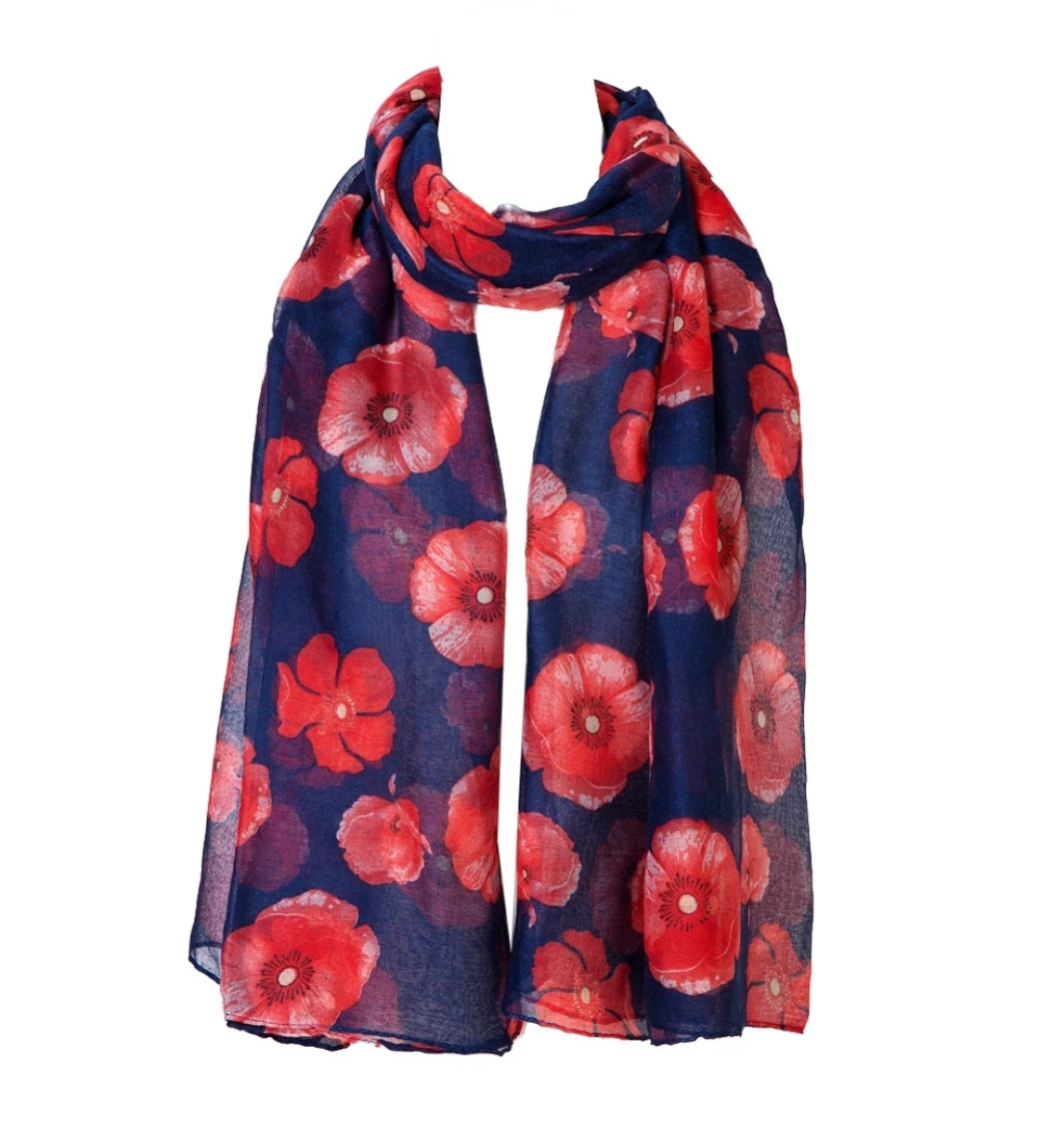 Women's Poppy scarf