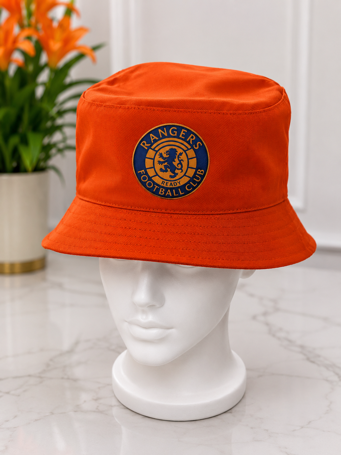 Rangers orange bucket hat