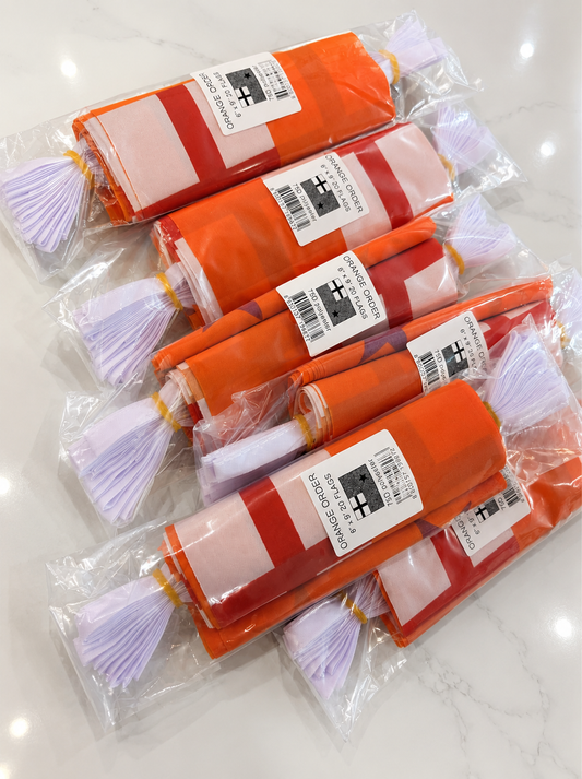 Orange Standard Bunting