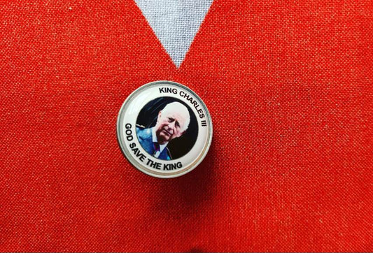 King Charles Pin Badge